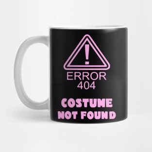 404 Error Costume Not Found Mug